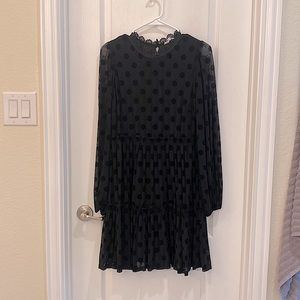 Blu Pepper Black Dress